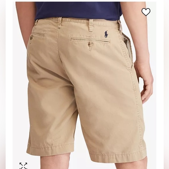 POLO Ralph Lauren Men's Relaxed Fit Twill 10" or 9.1/2” Shorts size 38 khaki - Picture 3 of 11